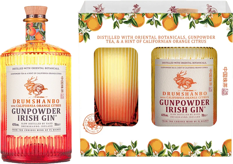 Drumshanbo Gunpowder Californian Citrus Glass Pack 70cl