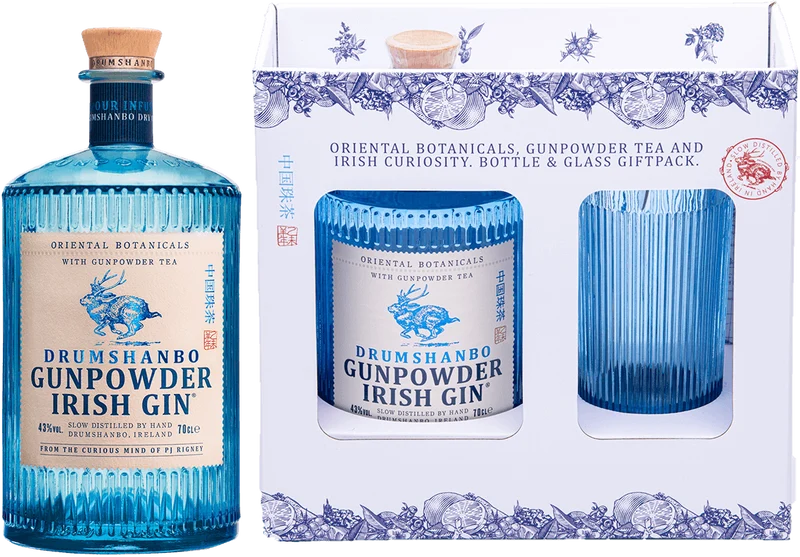 Drumshanbo Gunpowder Original Gin Glass Pack