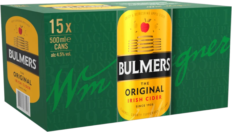 Bulmers Original Cider 15x50cl Can Pk