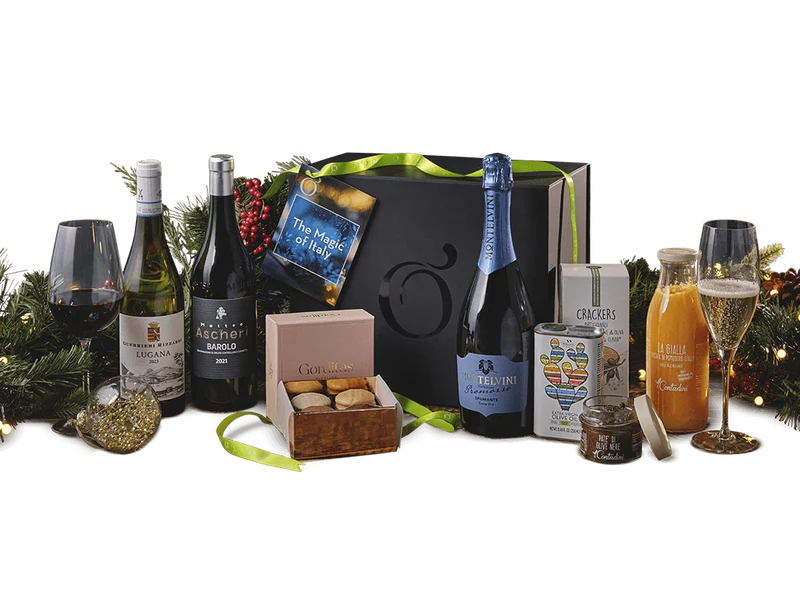 The Magic Of Italy - Premium Italian Wine & Gourmet Hamper Box