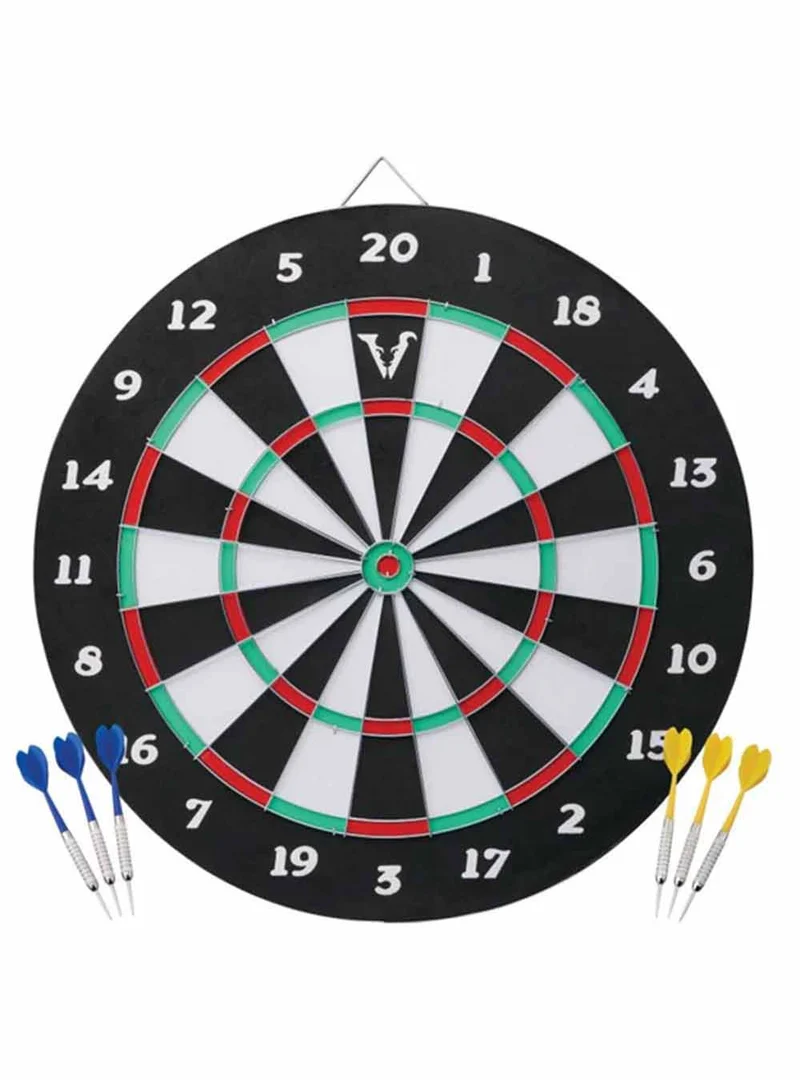 Viper Double Play Coiled Paper Fiber Dartboard with Darts