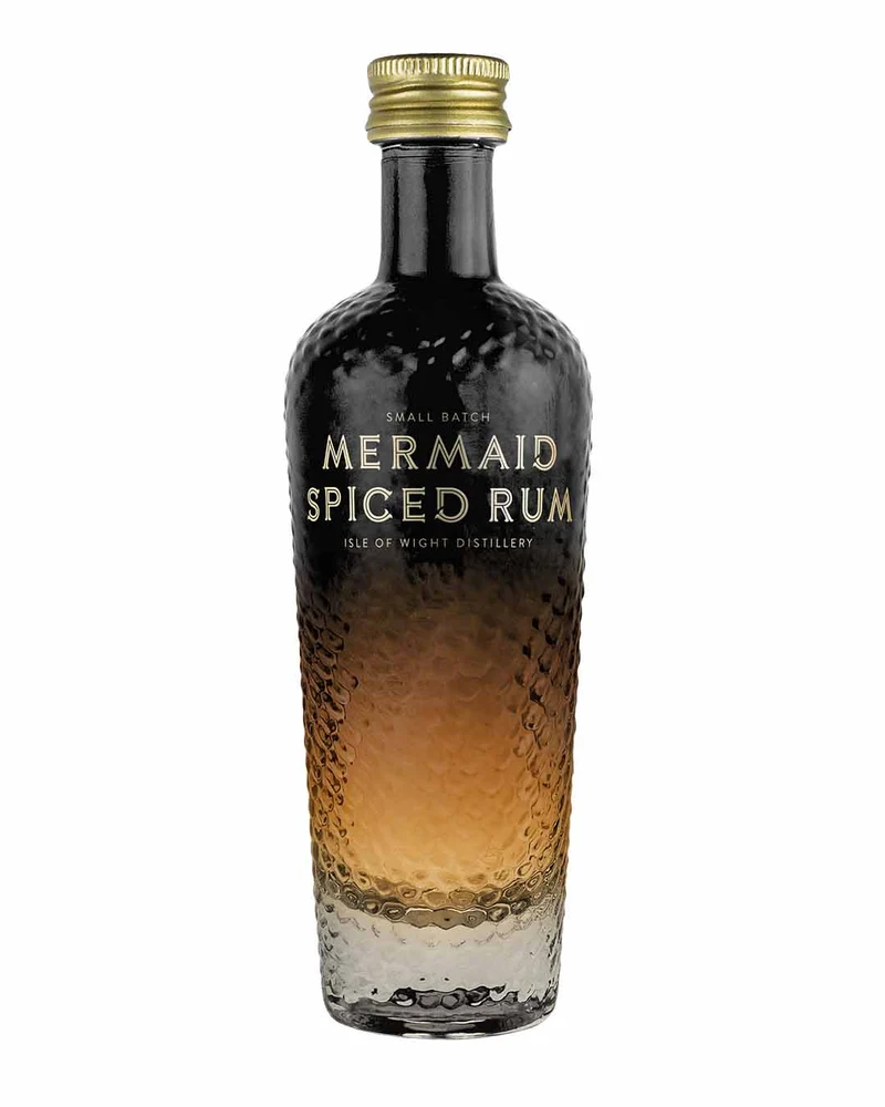 Isle of Wight Distillery Mermaid Spiced Rum Miniature, 5 cl