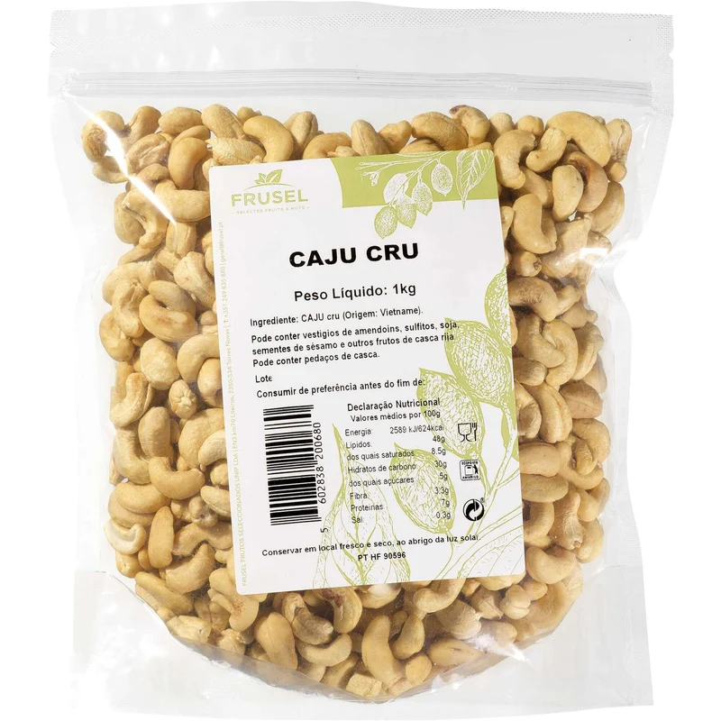 Frusel Raw Cashew Nuts 1kg
