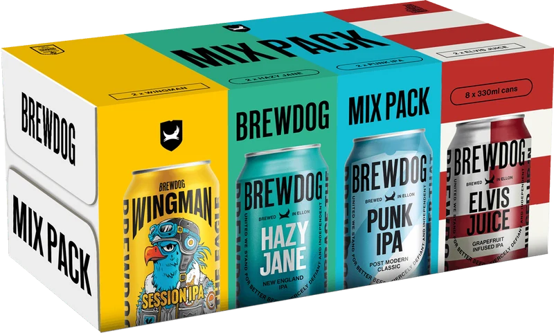 Brewdog Mixed IPAs 8 pack 33cl Cans