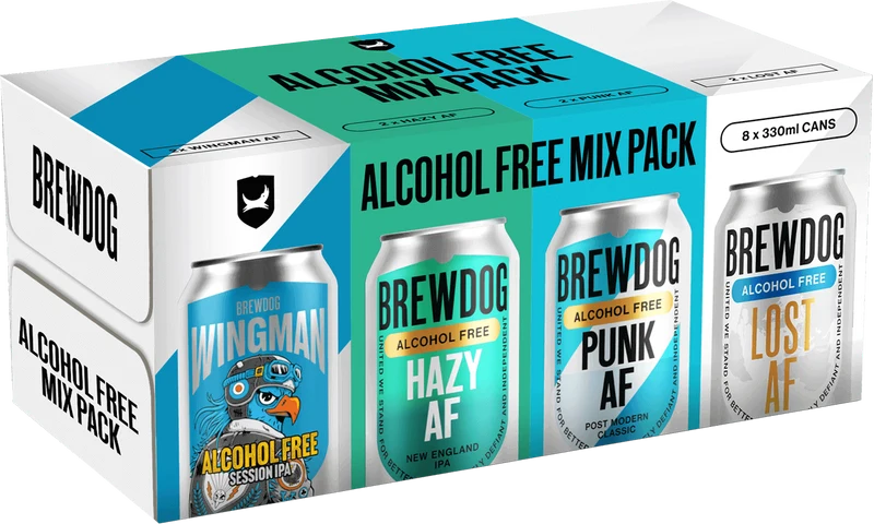 Brewdog Alcohol Free Mixed 8 pack (33cl Cans)