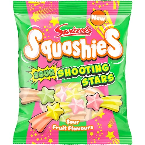 Swizzels Squashies Sour Shooting Stars 120g