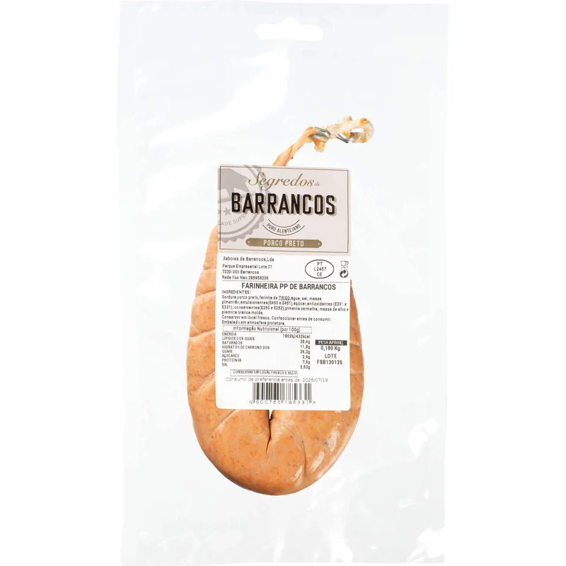 Segredos de Barrancos Farinheira de Porco Preto 180g