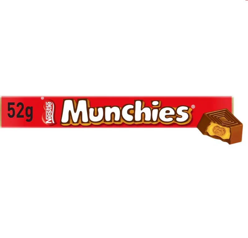 Nestlé Munchies Milk Chocolate Tube 52g