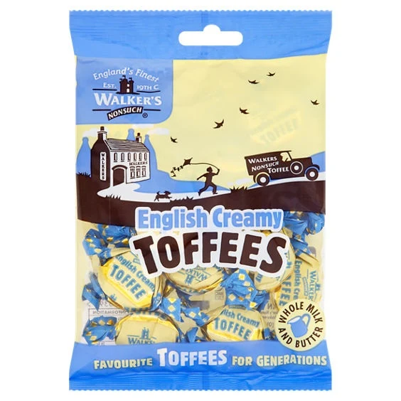 Walker's Nonsuch English Creamy Toffees 150g