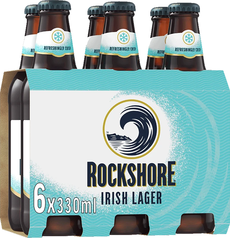 Rockshore Irish Lager Beer 6x33cl BTL
