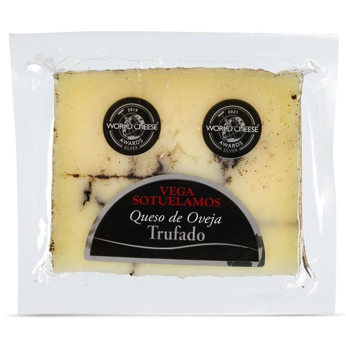 Vega Sotuelamos Cured Sheep Cheese with Black Truffle 150g