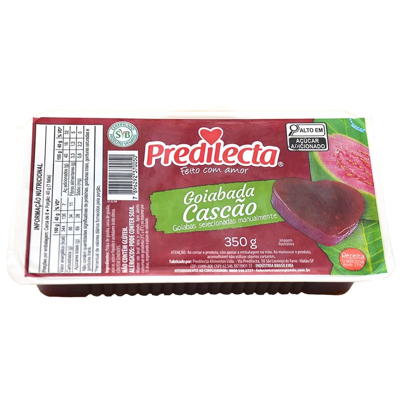 Predilecta Goiabada Cascão Guava Paste 350g