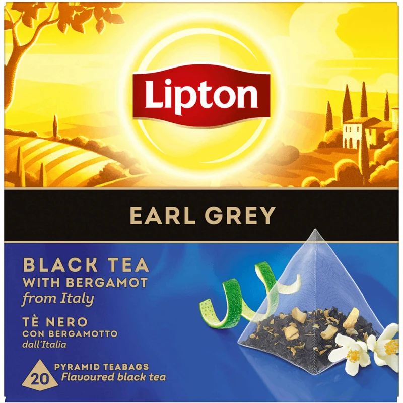Lipton Earl Grey Black Tea 25 Tea Bags
