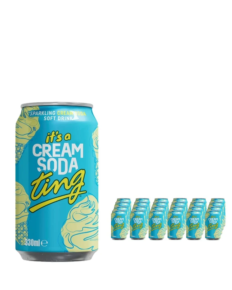 Ting Cream Soda Can Multipack, 24 x 330 ml