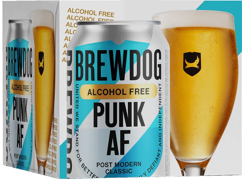 BrewDog Punk AF Alcohol Free 4 Pack (33cl Cans)