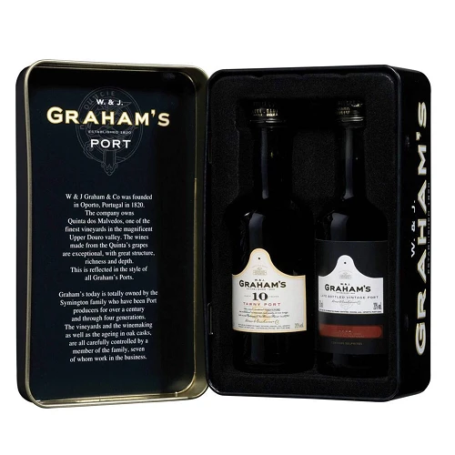 Graham's LBV and 10 Year Old Tawny Port Mini Gift Set 2 x 50ml