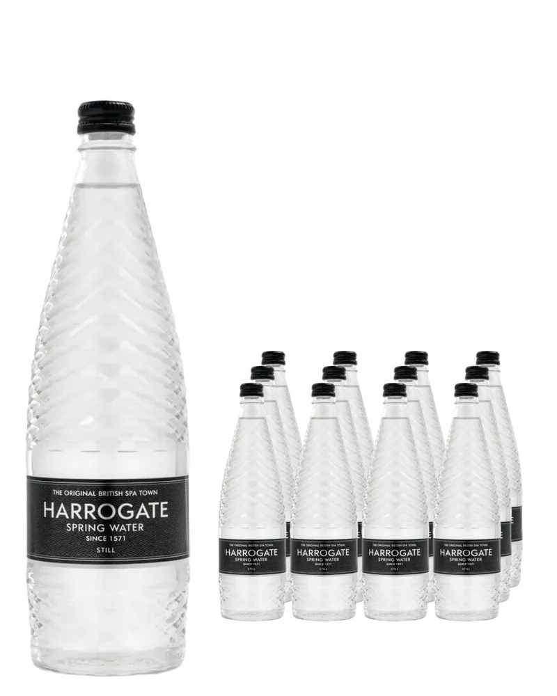 Harrogate Spring Water Still Glass Bottle Multipack, 12 x 750 ml