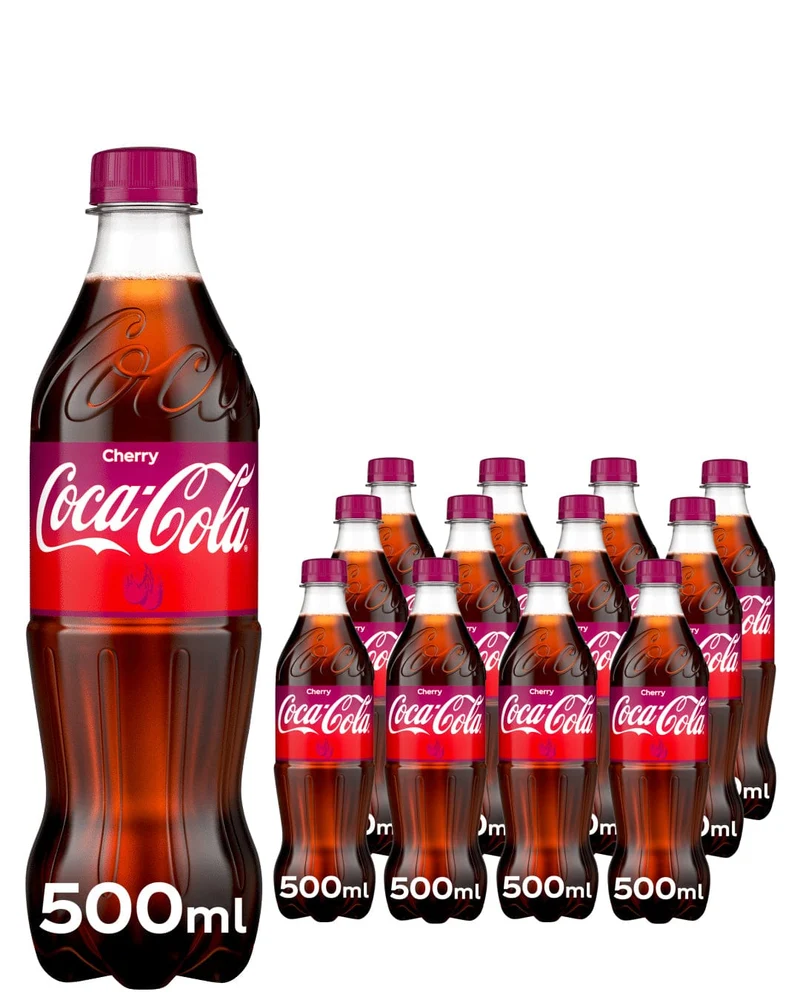 Coca Cola Cherry Multipack, 12 x 500 ml