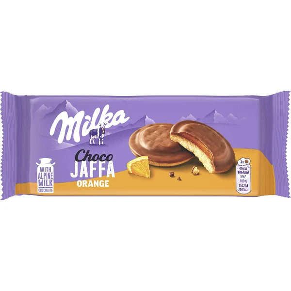 Milka Choco Jaffa Orange 128g