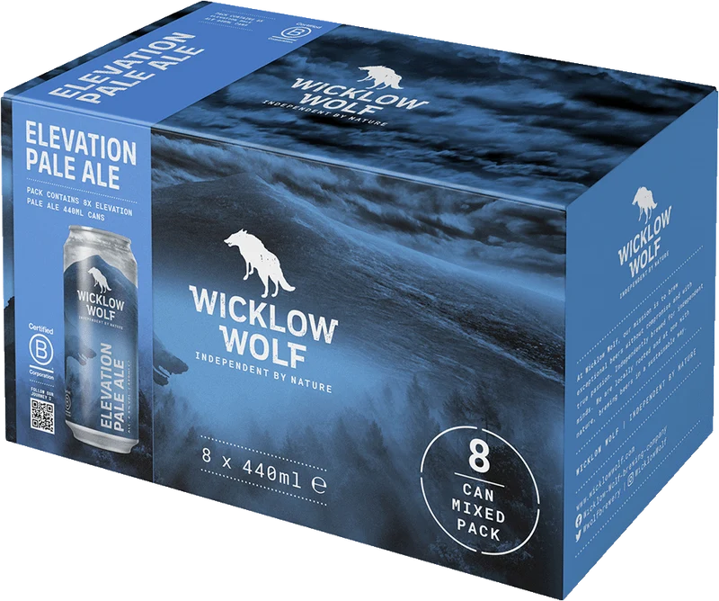 Wicklow Wolf Elevation Pale Ale 44cl Can 8PK