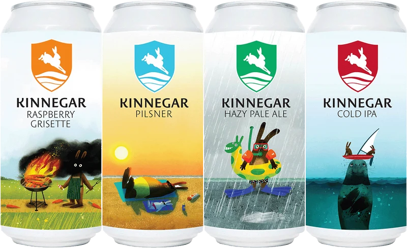 Kinnegar Mixed 4 Pack (44cl Cans)