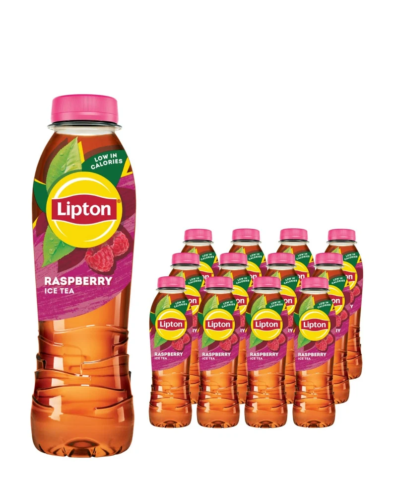 Lipton Raspberry Flavour Ice Tea Multipack, 12 x 500 ml