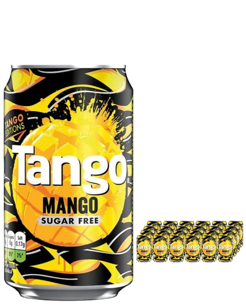 Tango Mango Sugar Free Can Multipack, 24 x 330 ml