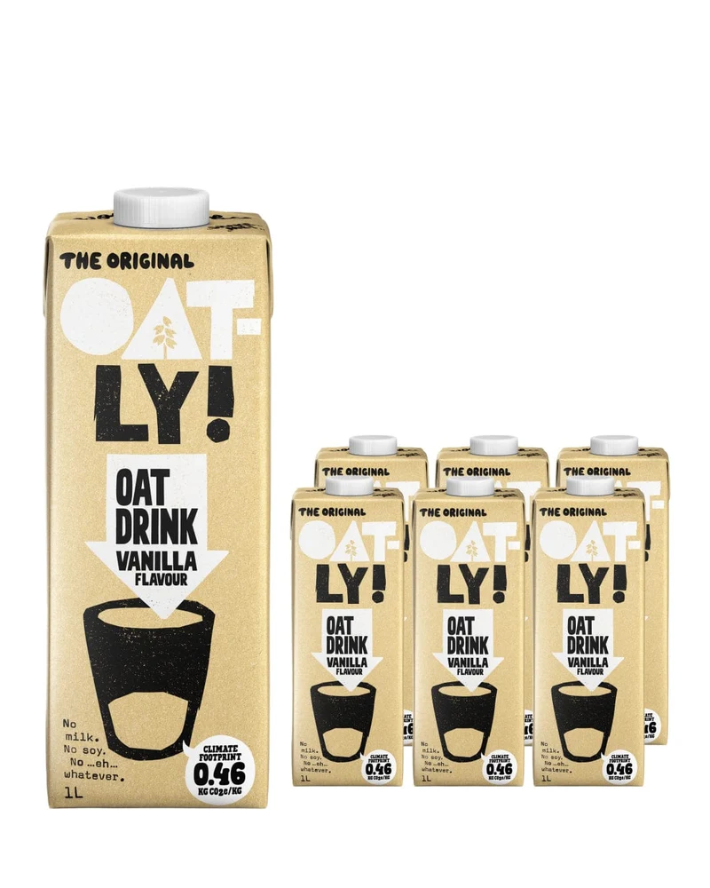 Oatly Vanilla Drink Multipack, 6 x 1 L