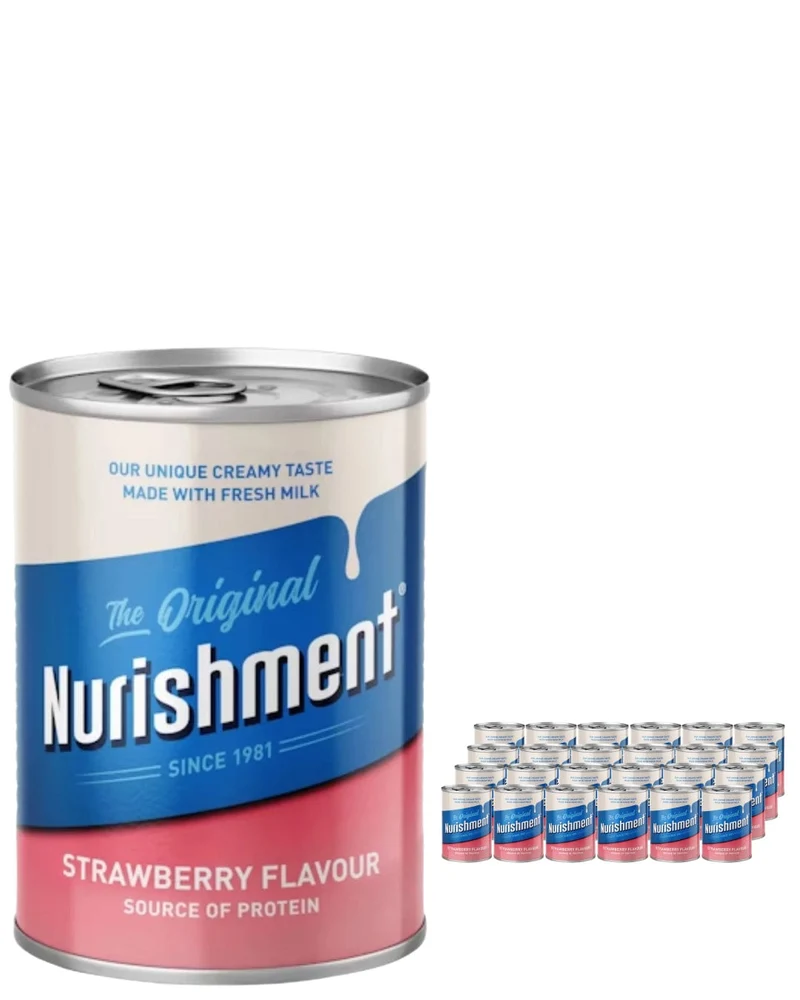 Nurishment The Original Strawberry Flavour Multipack, 12 x 400 g