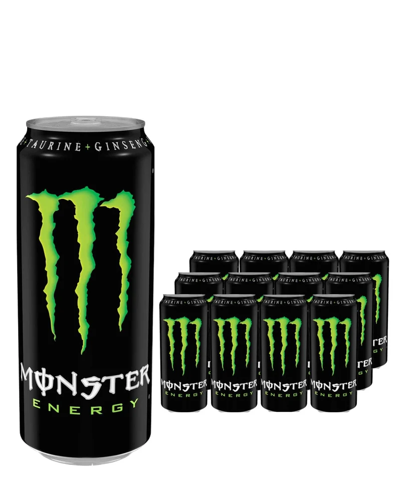 Monster Energy Drink Can Multipack, 12 x 500 ml