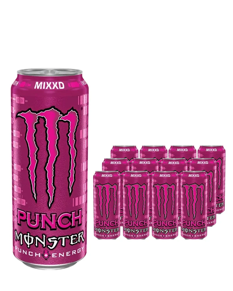 Monster Punch Mixxd Energy Drink Can Multipack, 12 x 500 ml