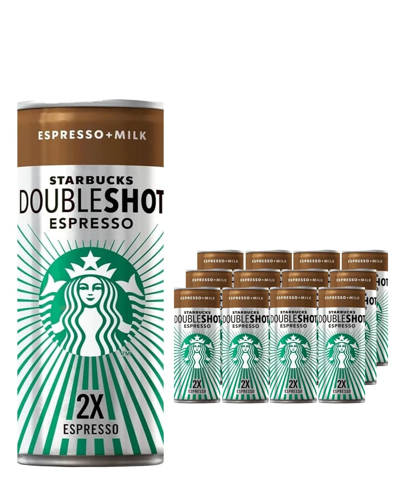 Starbucks Doubleshot Espresso Iced Coffee Can Multipack, 12 x 200 ml