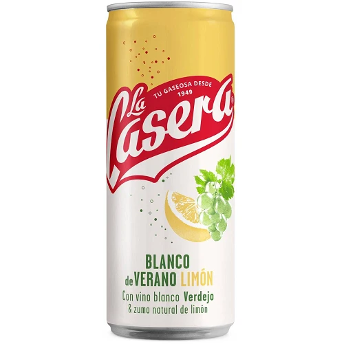 La Casera White Wine Cooler with Lemon 330ml Can 3.4% ABV