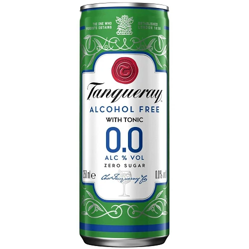 Tanqueray Alcohol Free and Tonic 0.0% 250ml