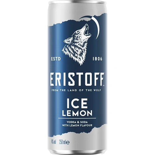 Eristoff Ice Ready to Drink Vodka Cocktail 250ml Can 4% ABV
