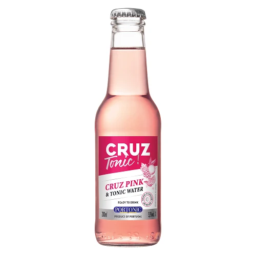 Fresh Cruz Pink and Tonic Ready to Drink Cocktail 200ml Can 5.5% ABV