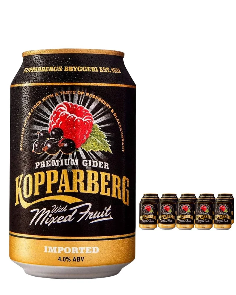 Kopparberg Mixed Fruit Cider Cans Multipack, 10 x 330 ml BBE 16/05/2026