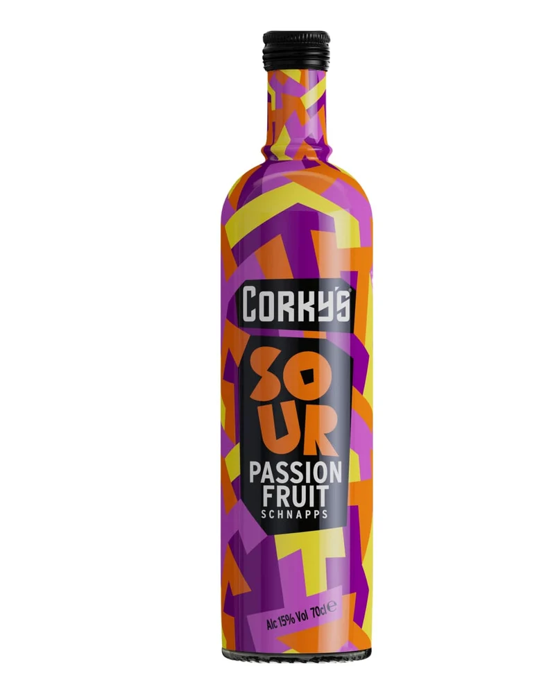 Corky's Sour Passionfruit Schnapps, 70 cl