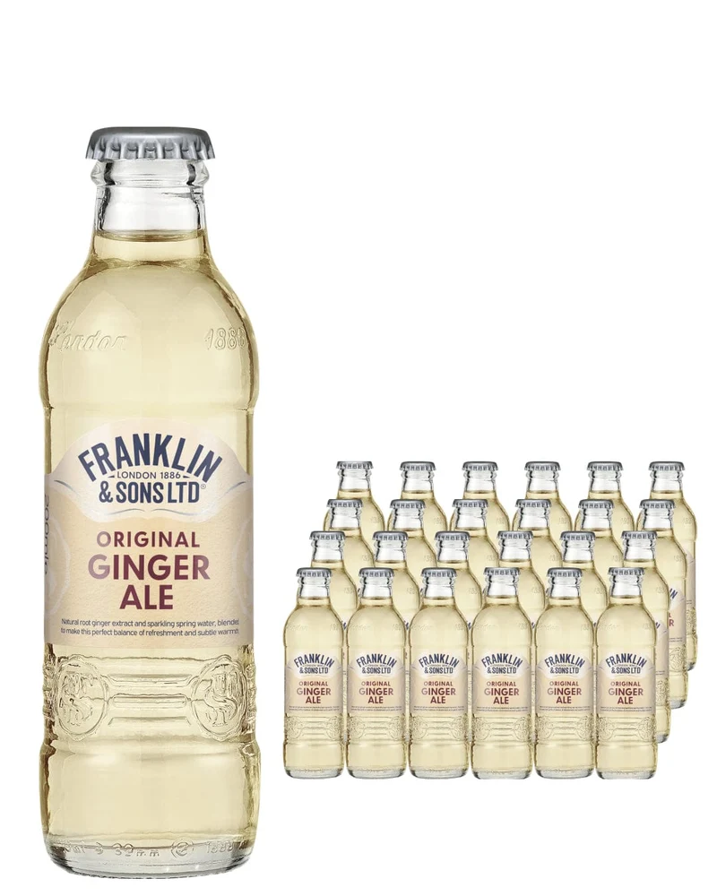 Franklin & Sons Ginger Ale Multipack, 24 x 200 ml