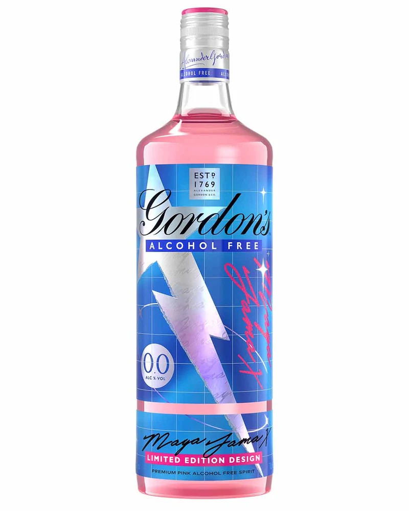 Gordon's x Maya Jama Pink Alcohol Free Gin, 70 cl BBE 25/12/2025
