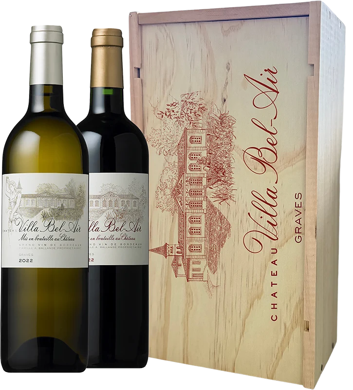 Château Villa Bel-Air 2 Bottle Gift Box