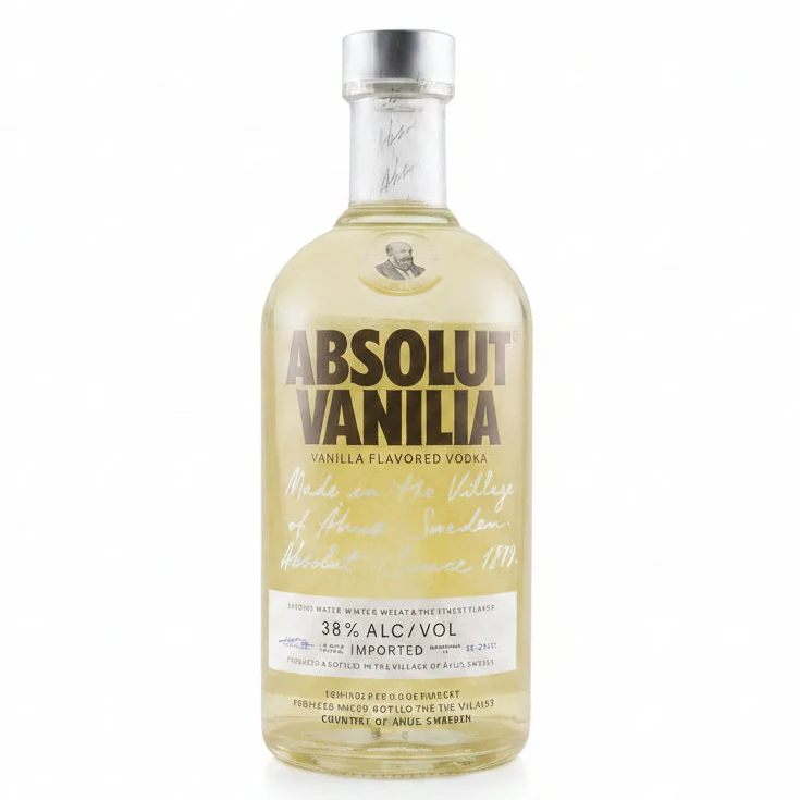 Absolut Vanilia Flavoured Vodka 700ml 38% ABV