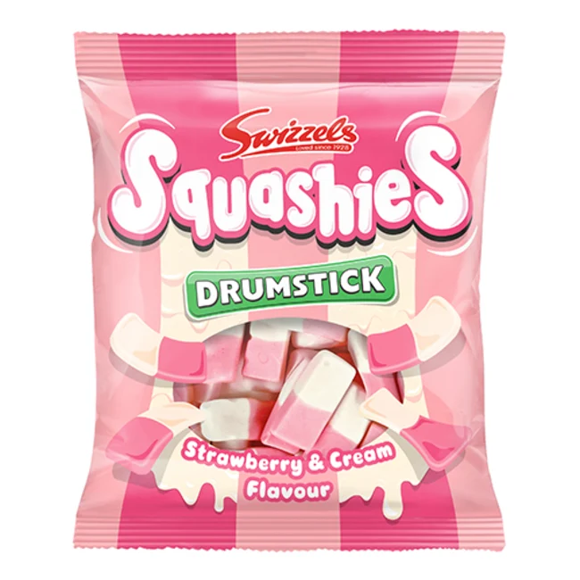 Swizzels Squashies Strawberry and Cream 120g