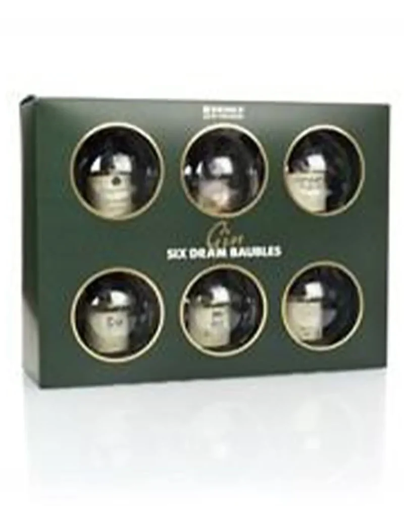 Drinks By The Dram Gin Baubles, 6 x 3 cl