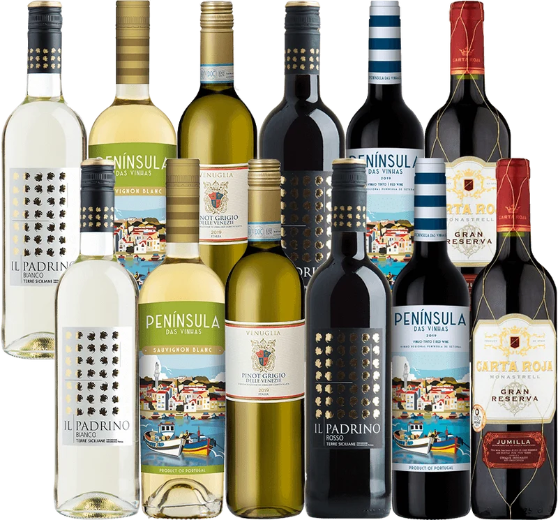 Our Top Cellars 12 Bottle Case