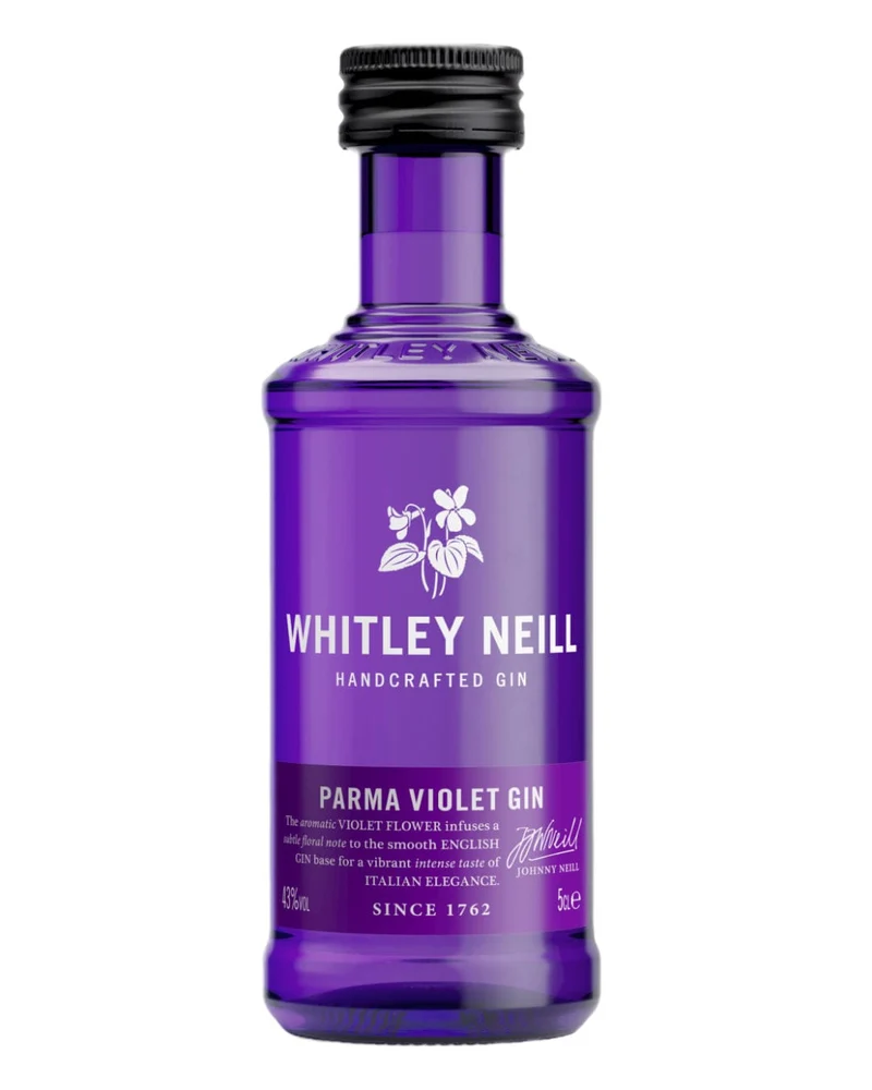 Whitley Neill Parma Violet Gin Miniature, 5 cl