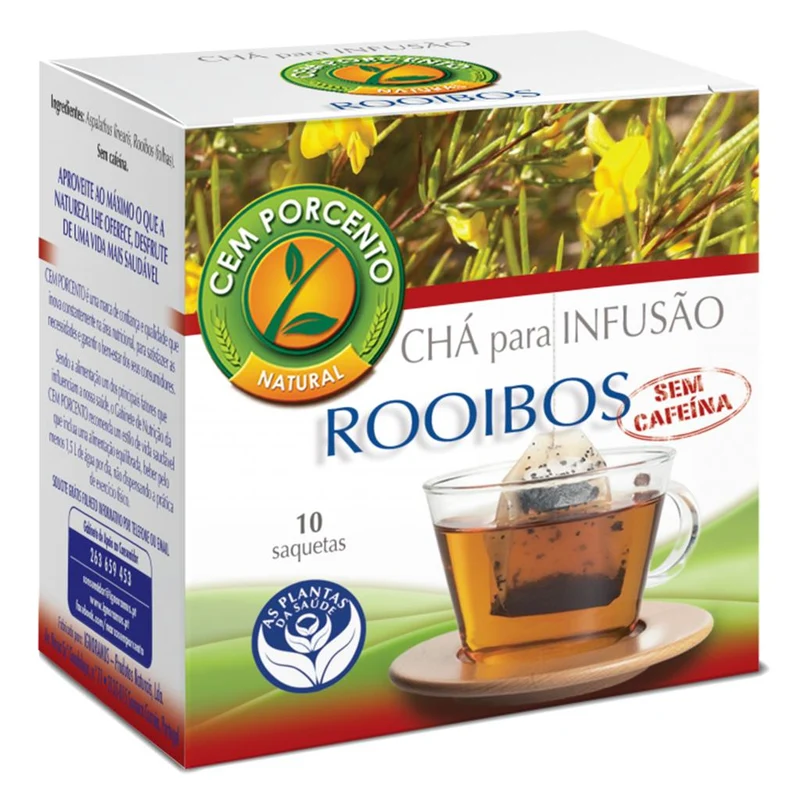Cem Porcento Rooibos Caffeine Free Infusion 10 Sachets