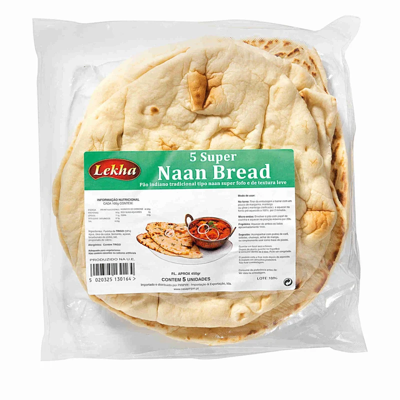Lekha Super Naan Bread 450g