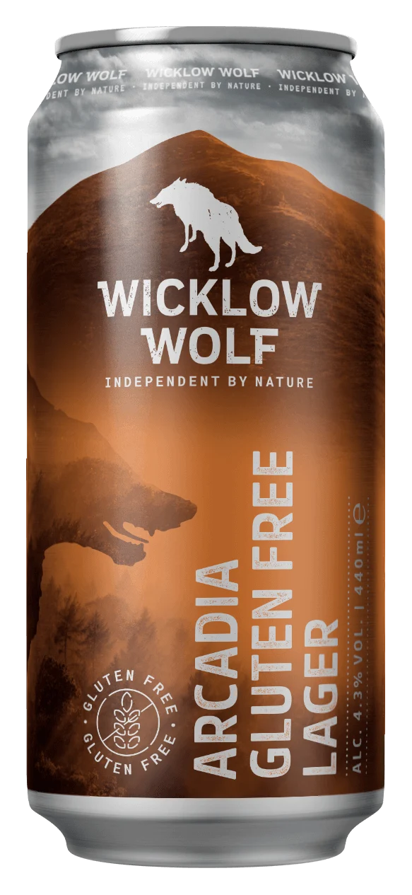 Wicklow Wolf Arcadia Gluten Free Lager 44cl Can