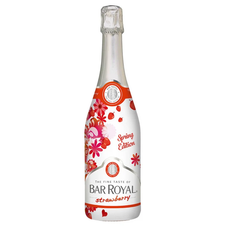 Bar Royal Strawberry Aromatised Wine Product Cocktail 750ml 3.9% ABV